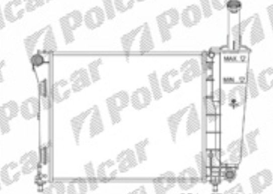 Fiat PANDA 2012- chladič vody 