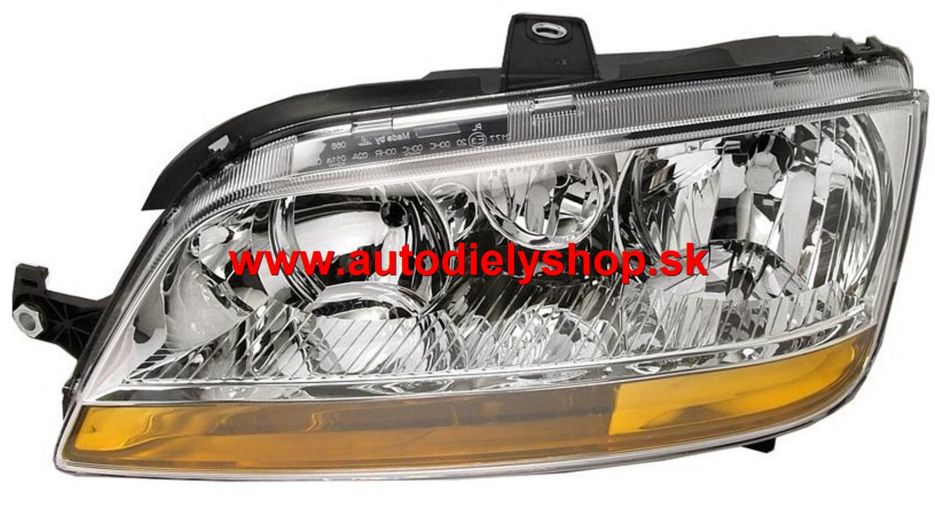 Fiat MULTIPLA 01/05-02/10 predné svetlo el. s motorčekom H1+H1+H7 ľavé do 2006