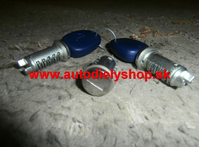 Fiat MULTIPLA 01/05-02/10 3x zámok dverí + 2 x klúč
