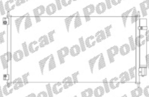 Honda CITY 02/2009- chladič klimatizácie 