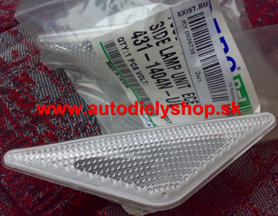 Ford Focus 98-04 bočná smerovka biela bez objímky L/P