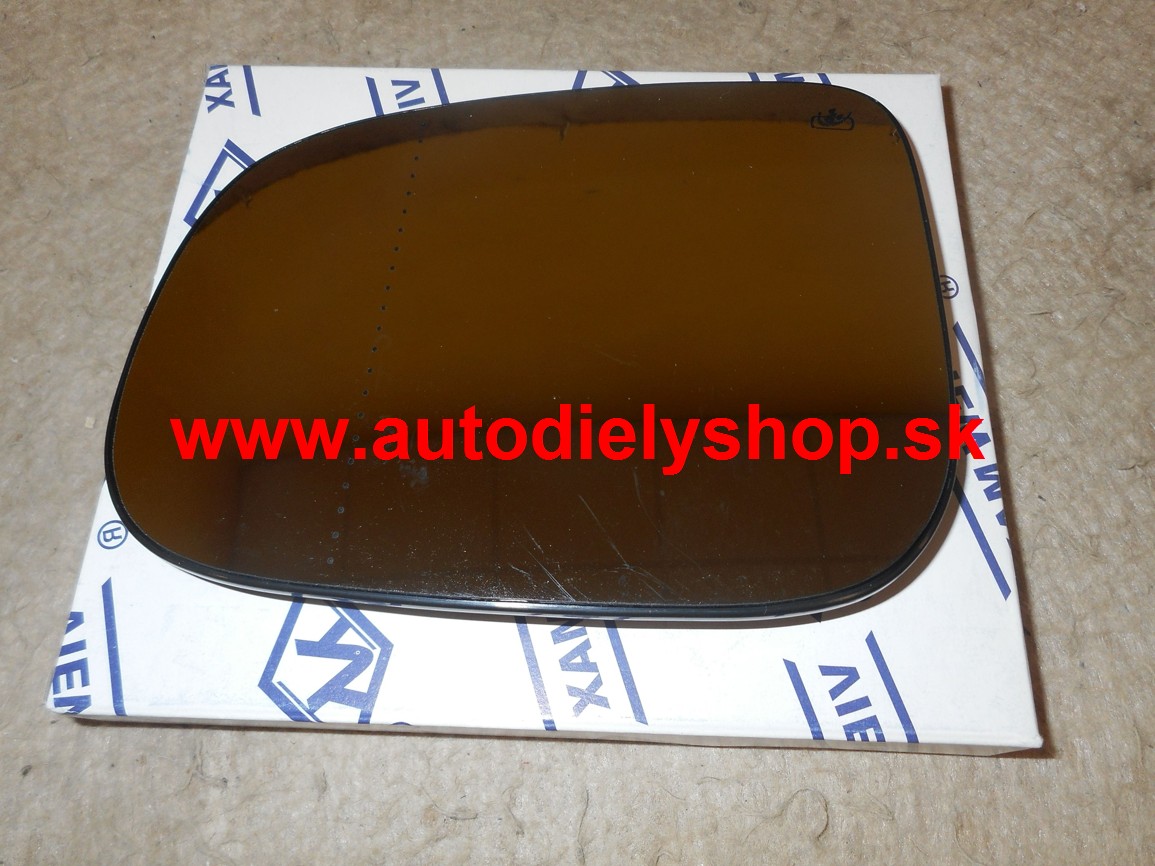 Volvo S60 /S80/  2006- Sklo zrkadla ľavé vyhrievane