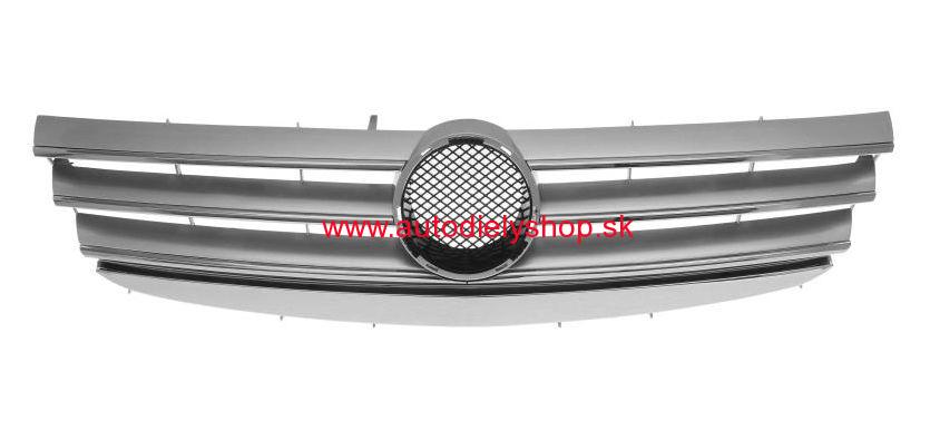 Mercedes W169 "A" 9/04-3/2008 predná maska chrómova 