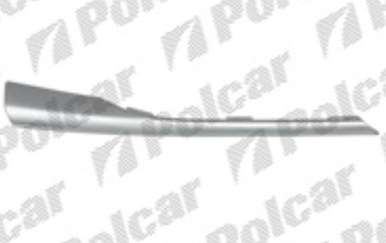 Hyundai ELANTRA 10/06-08/10 lišta prednej masky stredná horná ľavá pre USA