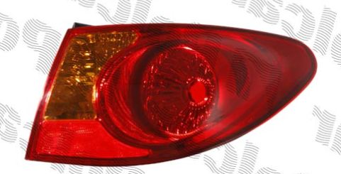Hyundai ELANTRA 10/06-08/10 zadné svetlo vonkajšie pravé pre SEDAN