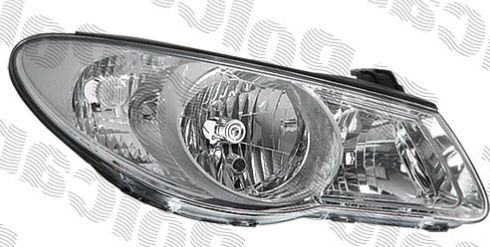 Hyundai ELANTRA 10/06-08/10 predné svetlo H1+H7 pravé 