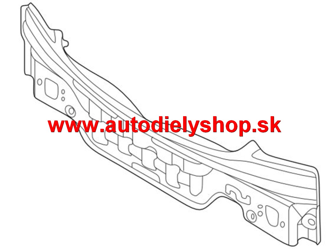 Hyundai ELANTRA 08/2010- zadné čelo spodná časť 