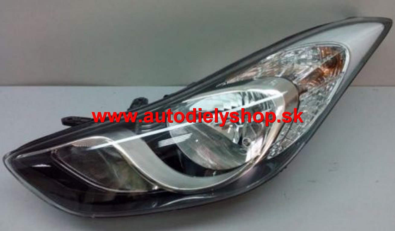 Hyundai ELANTRA 9/2010- predné svetlo H1+H7 Lavé / do r.v.11/2013