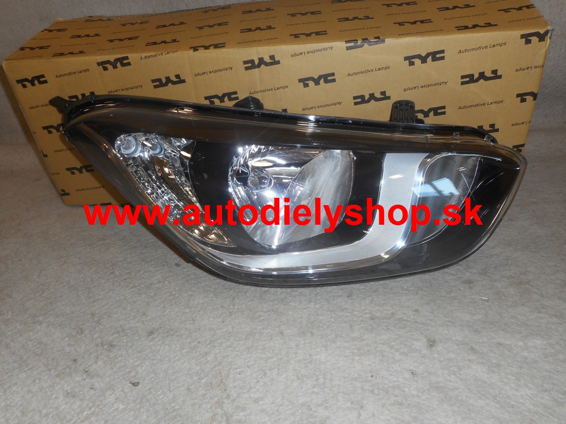 Hyundai I20 07/2012- predné svetlo H7+H7  Pravé / TYC /