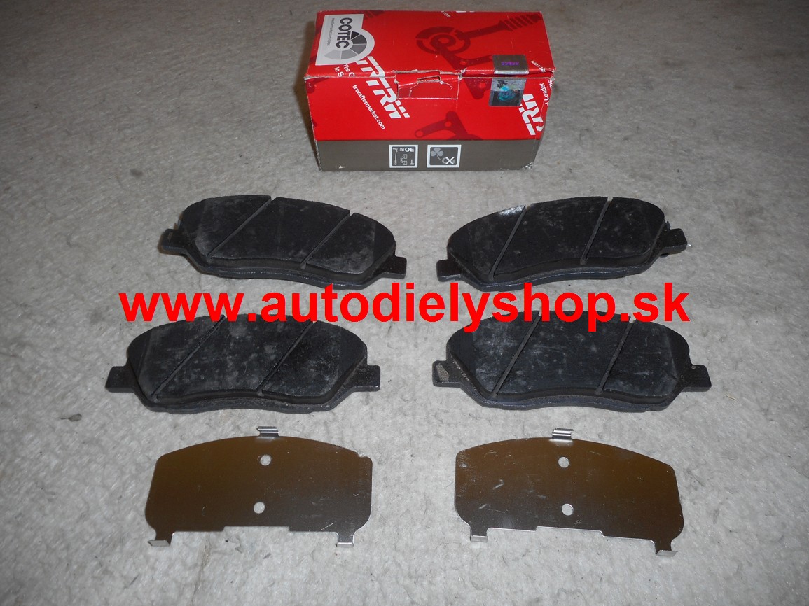 Kia SORENTO 11/2009- predné platničky Sada / TRW /