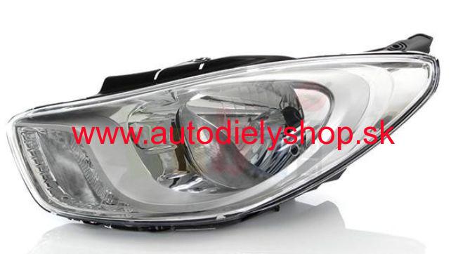 Hyundai I10 10/07- predné svetlo H4 Lavé / od r.v.2011