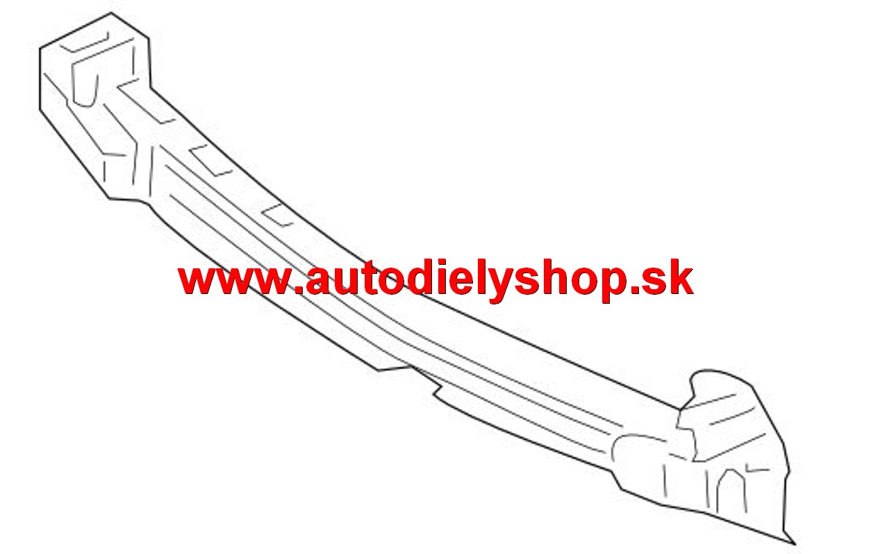 Hyundai SANTA FE 06/09- Výstuha predného nárazníka