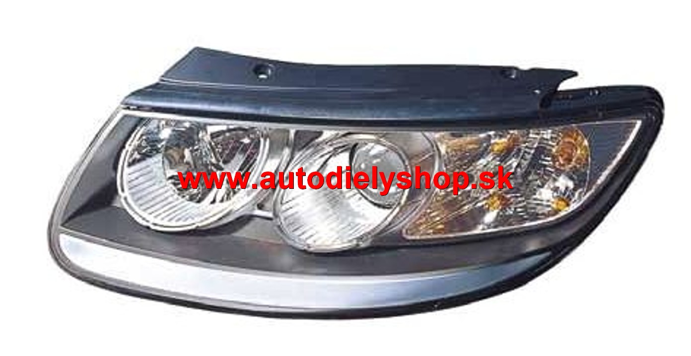 Hyundai SANTA FE 06/09- predné svetlo H7+H7 ľavé 