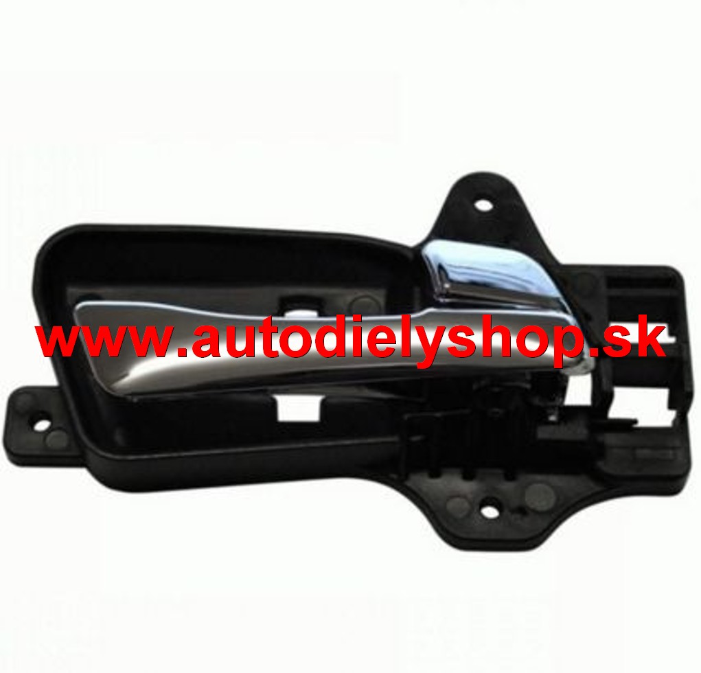 KIA Cee'd 1/2010- vnútorná kľučka predných pravých dverí chrómová