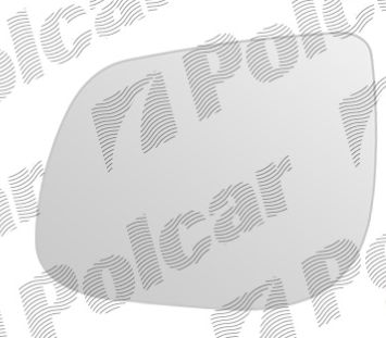 KIA PICANTO 2011- Sklo vonkajšieho zrkadla s držiakom ľavé vykurované 