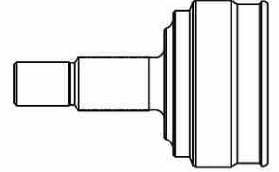 Mitsubishi GALANT 1/97-12/98 vonkajší homokinetický klb, ku kolesu /GSP/-2,0-2,4
