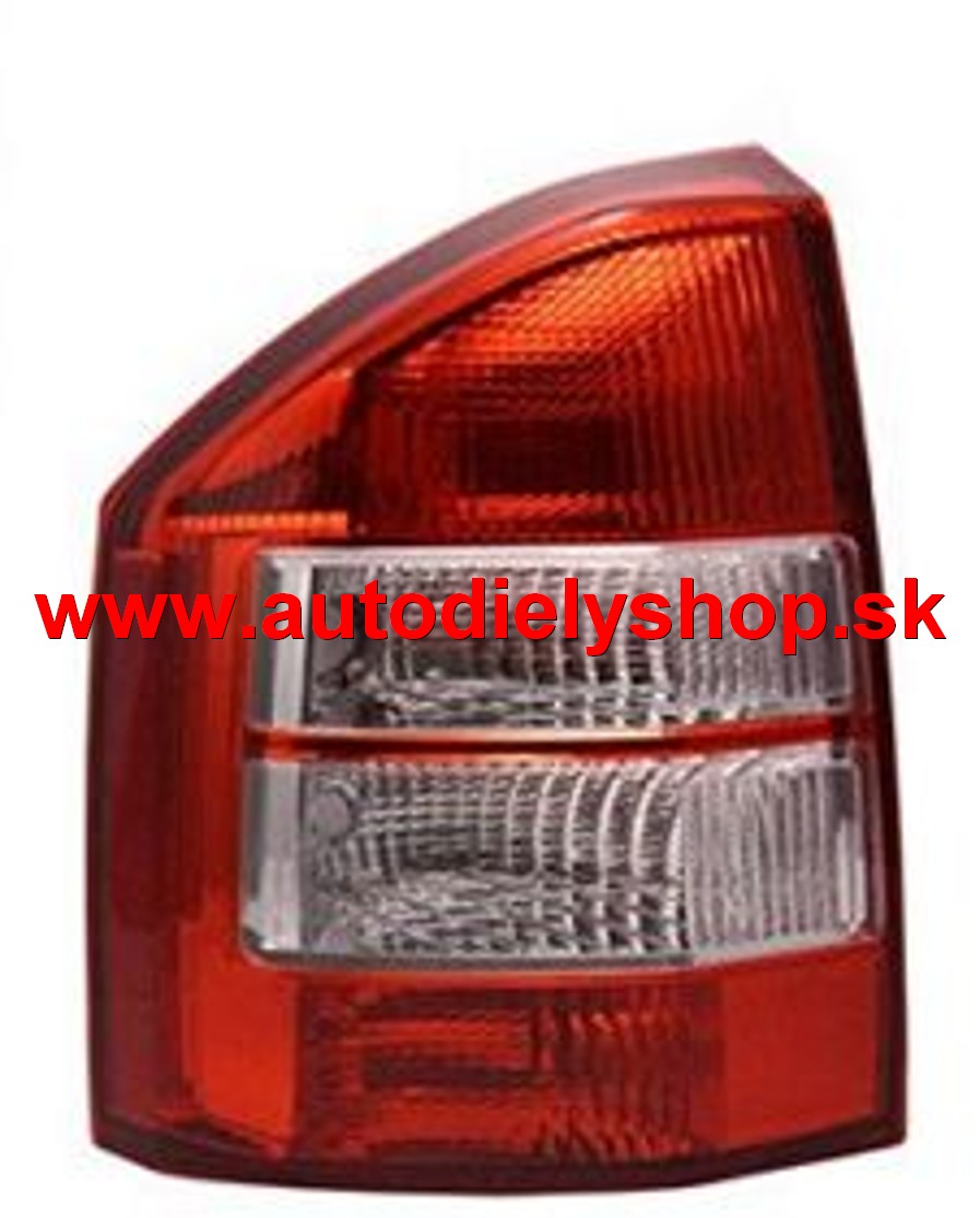 Jeep COMPASS 01/07-02/11 zadné svetlo bez objímky ľavé 