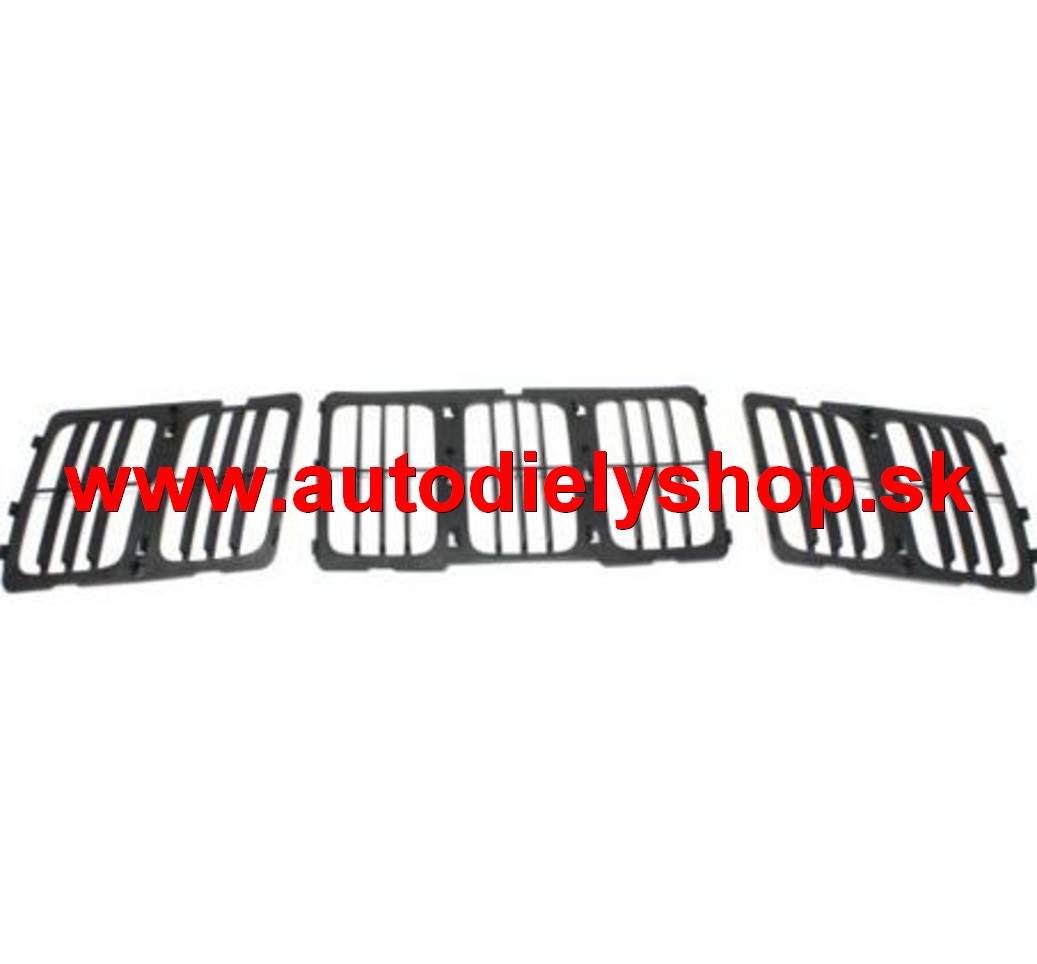 Jeep GRAND CHEROKEE 04/13- predná maska čierna pre LAREDO / LTD