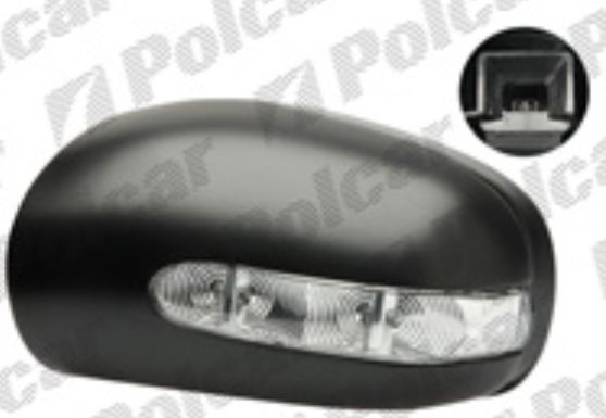 Mercedes "C" Sport Coupé 01-08 Rám vonkajšieho zrkadla s LED SMEROVKOU ľavý 