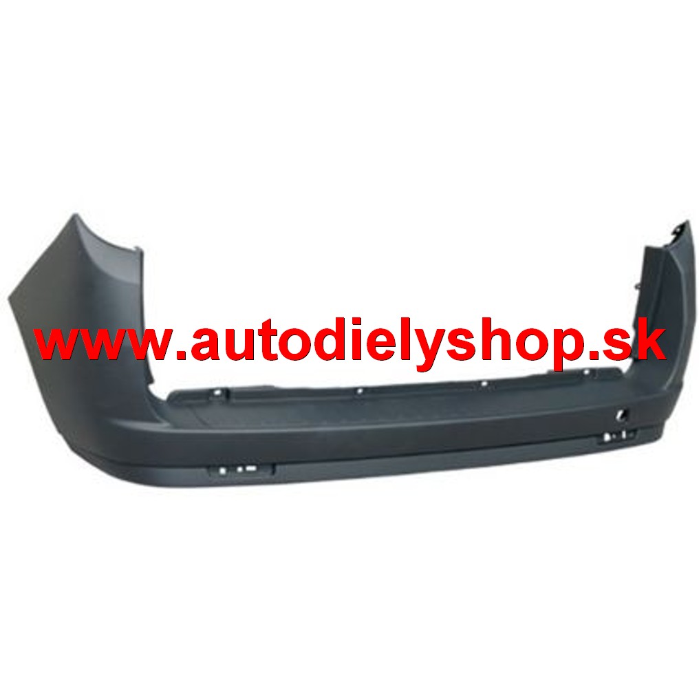 Opel COMBO 2/2012- zadný nárazník / 1 výklopné dvere