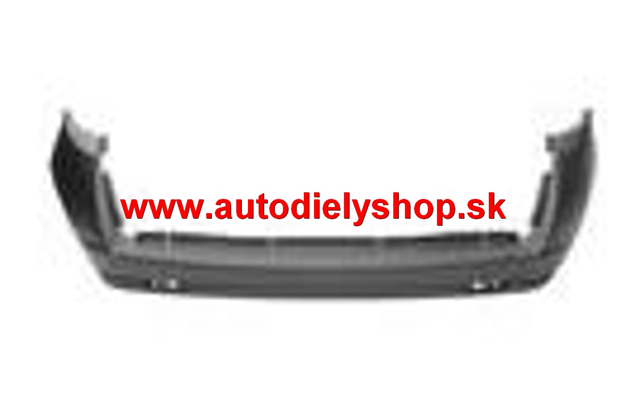 Opel COMBO 2/2012- zadný nárazník / 2 krídlové dvere