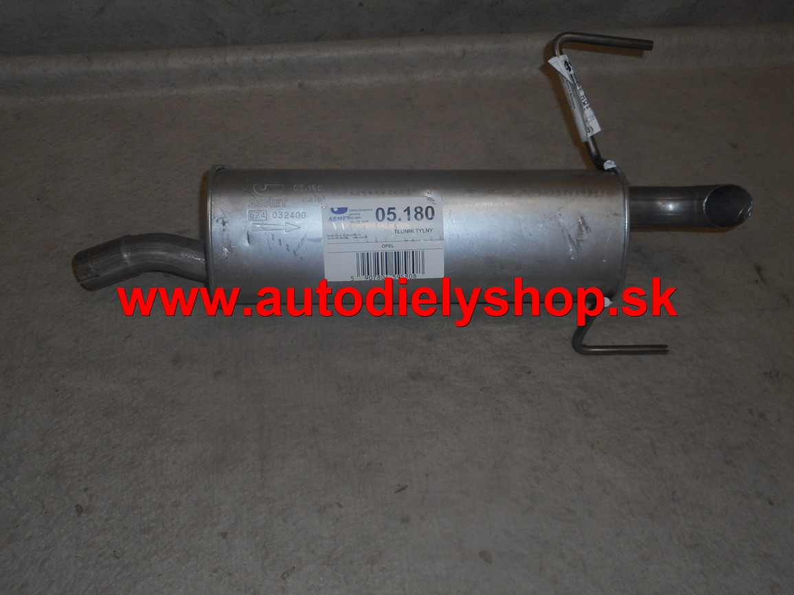 Opel Astra H 03/04 zadný diel výfuku 1,6 77KW /HB, KOMBI/