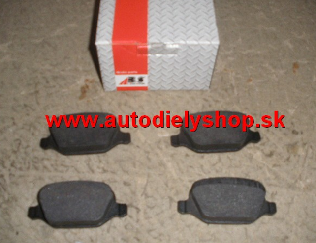 Alfa 156 9/03- Zadné platničky /A.B.S./