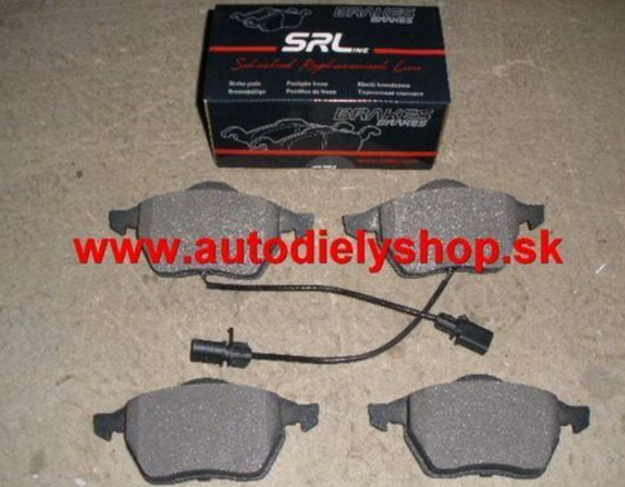 Alfa 156 9/03- Predné platničky /SRL/