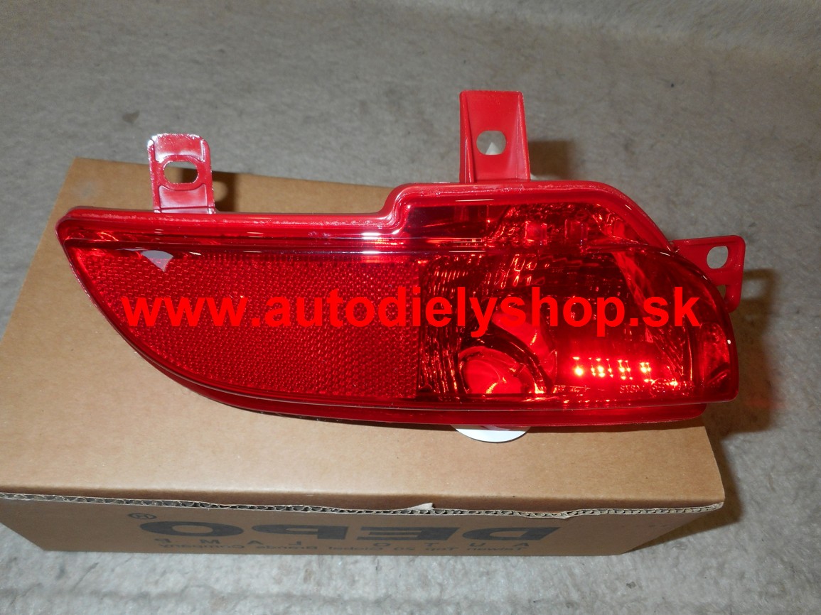 Peugeot 207 5/06- Ľavá hmlovka do zadného nárazníku (model 206 Plus, 207)