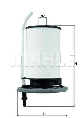 Opel COMBO 2/2012- palivový filter /KNECHT/