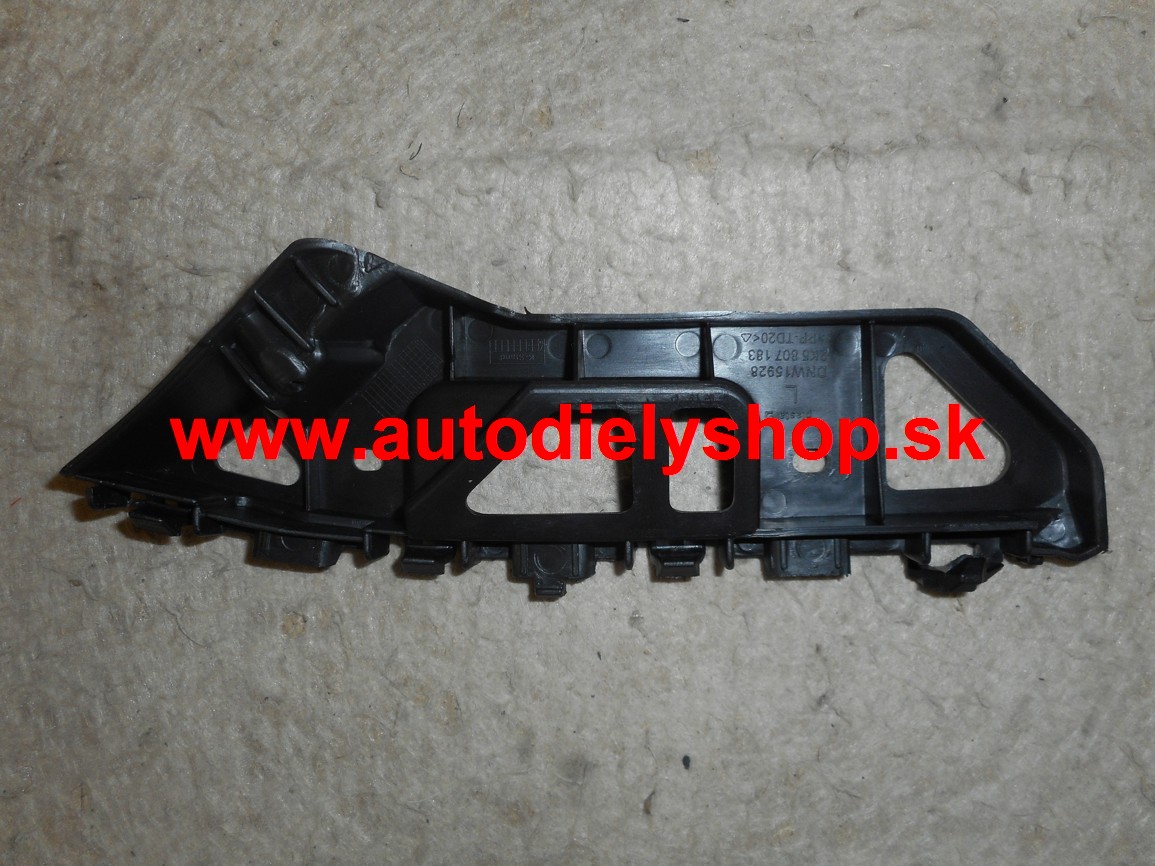 VW CADDY 06/10- Lavý držiák predneho nárazníku
