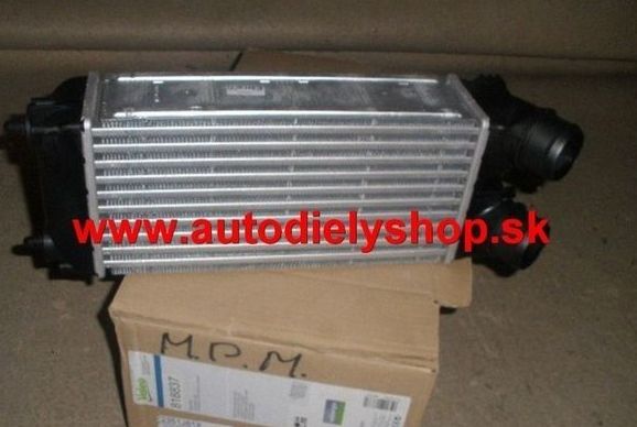 Peugeot PARTNER 06/12- chladič vzduchu /intercooler/ 1,6HDi /výrobca VALEO/