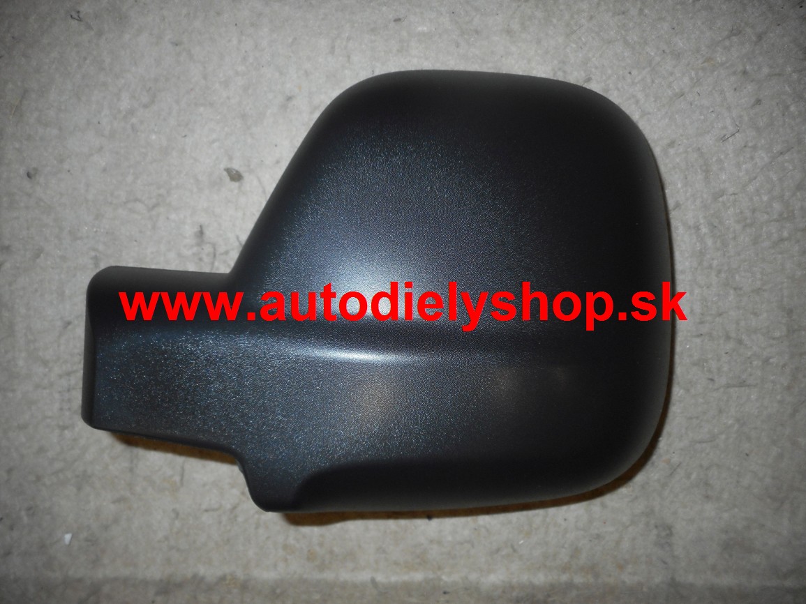 Peugeot PARTNER 06/12- Rám vonkajšieho zrkadla čierny ľavý