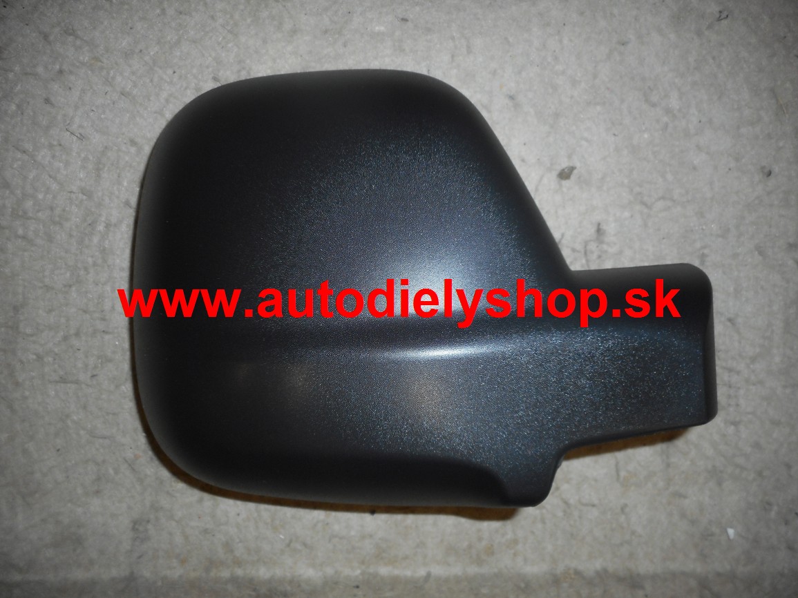 Peugeot PARTNER 06/12- Rám vonkajšieho zrkadla čierny pravý