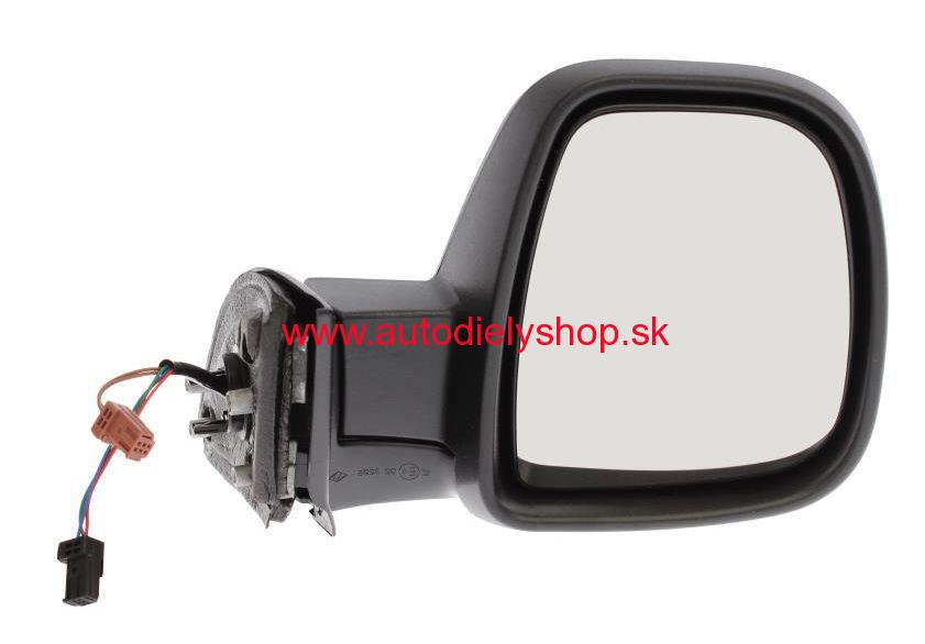 Peugeot PARTNER 06/12- el.spätné pravé / čierne /