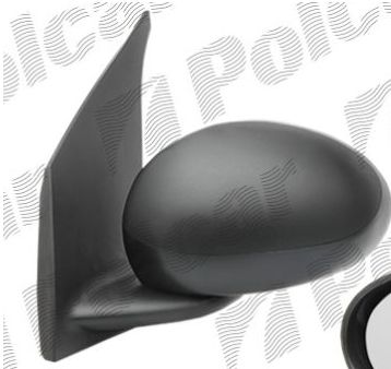 Peugeot 107 05/2012- mechanické zrkadlo ľavé /čierne/
