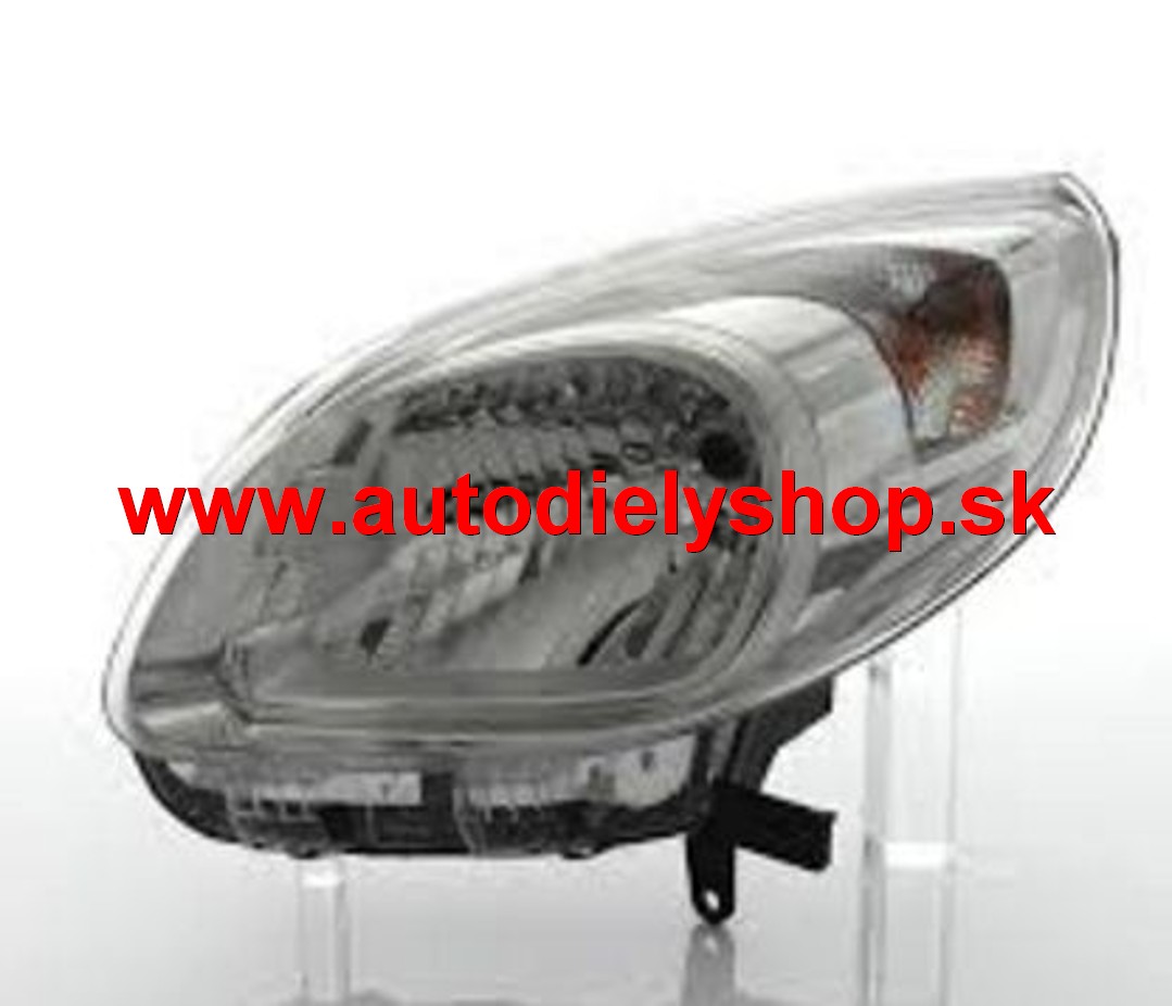 Renault KANGOO 3/2013- svetlo H4 Ľavé strieborné / DEPO