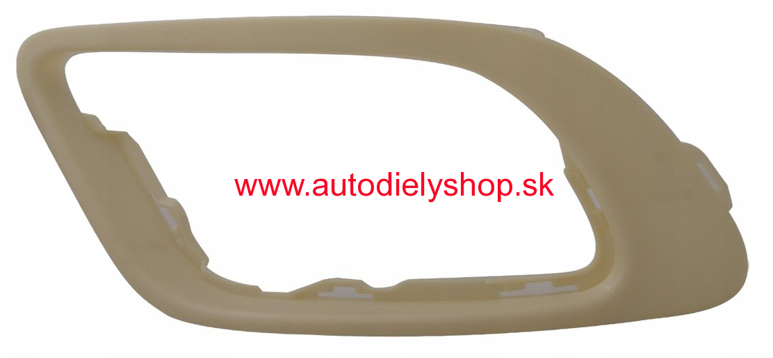 Renault FLUENCE 1/2013 rám krytky nárazníka ľavý / bez podkladu