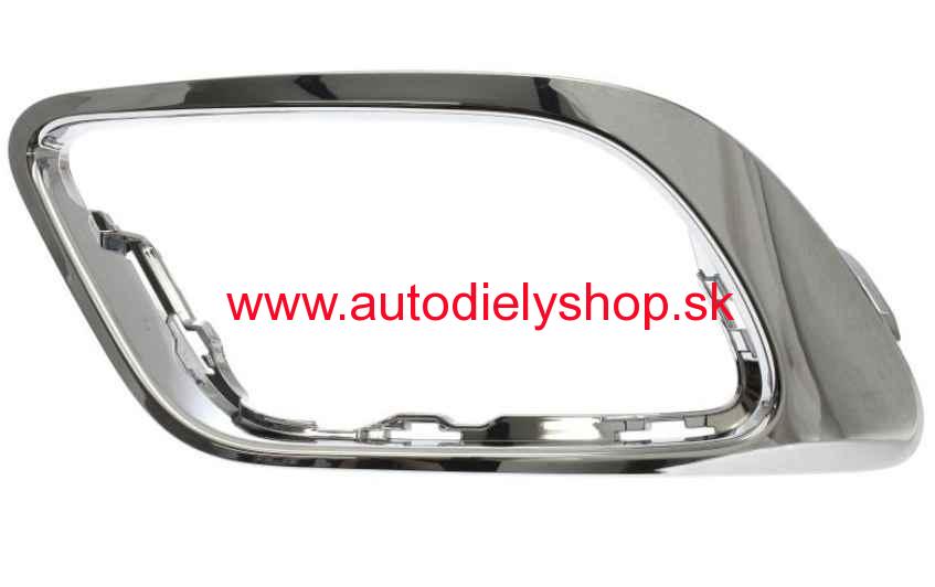 Renault FLUENCE 1/2013 rám krytky nárazníka ľavý / chróm