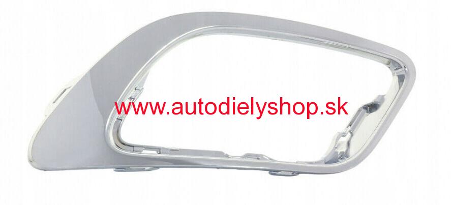 Renault FLUENCE 1/2013 rám krytky nárazníka Pravý / chróm