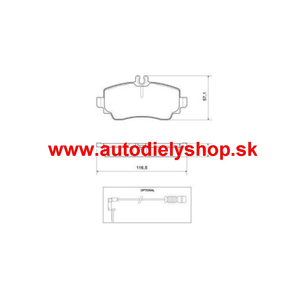 MERCEDES BENZ A W168 10/97-8/04- PREDNÉ PLATNIČKY SADA /A.B.S./