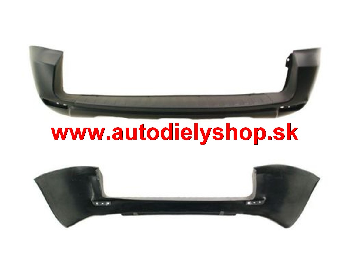 Toyota RAV 4 02/09-04/10 zadný nárazník s podkladom 