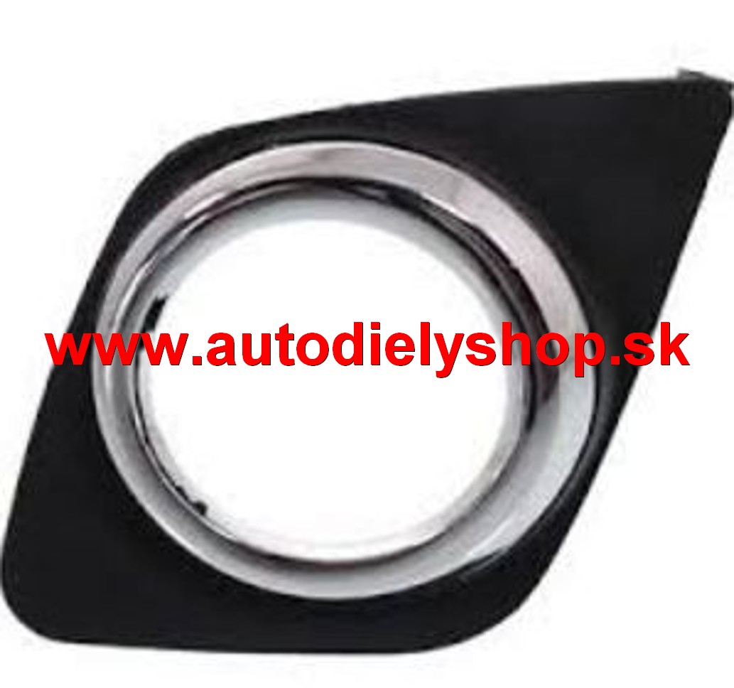 Toyota RAV 4 04/10-2013 rámček hmlovky v pred.náraz. chrómový ľavý  