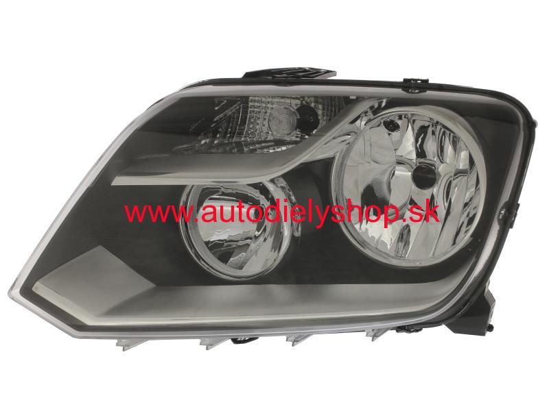 VW AMAROK 01/10- svetlo H7+H15 el. s motorčekom ľavé 