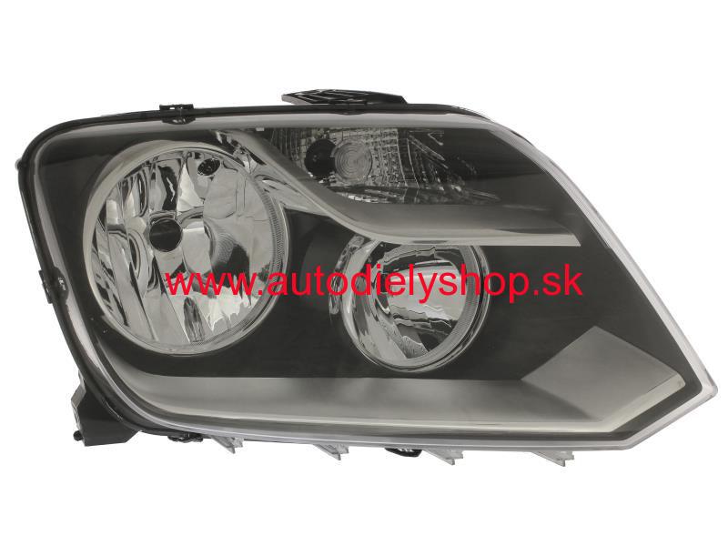 VW AMAROK 01/10- svetlo H7+H15 el. s motorčekom pravé 