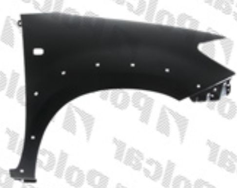 Toyota HILUX 01/05- predný blatník pravý /s otvormi na lištu blatníka/
