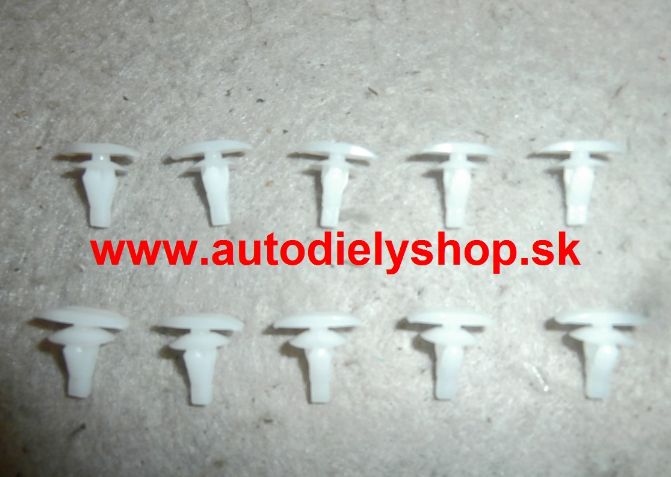Toyota HILUX 01/05- spony tesnenia dverí 10 ks