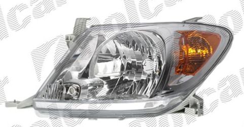 Toyota HILUX 01/05- svetlo H4 el. bez motorčeka ľavé do roku -08.08