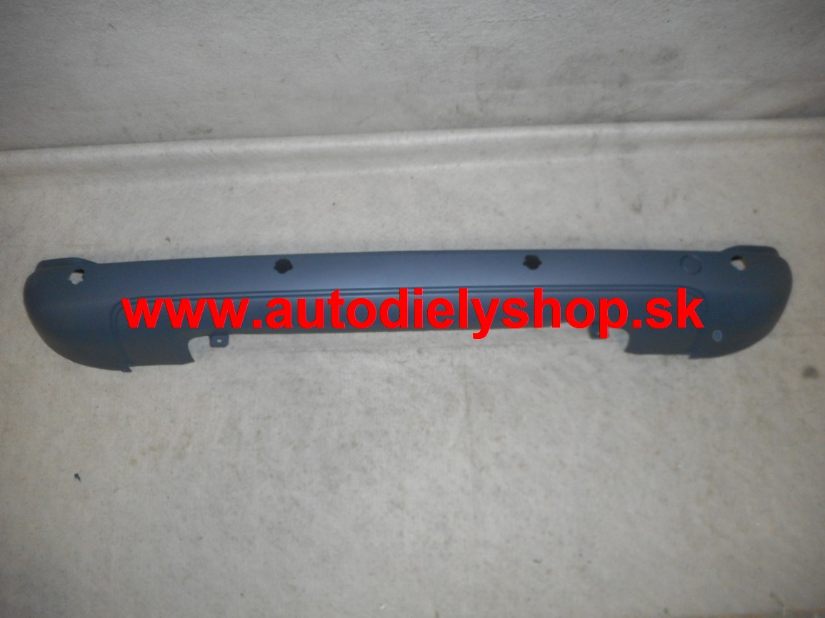 Peugeot PARTNER 4/08- zadný nárazník pre Lak a senzory / stred /
