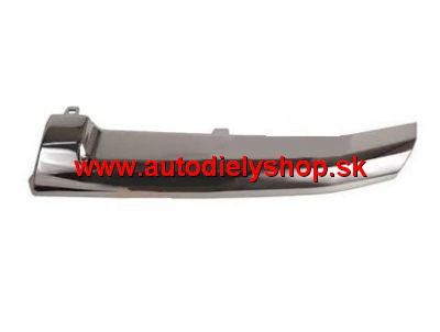 Subaru IMPREZA 2012- lišta prednej masky chrómová ľavá